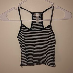 striped crop top